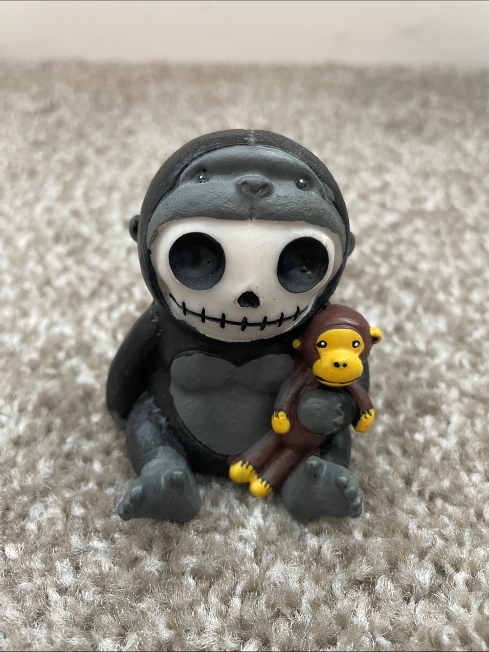Furrybones Skeleton in Gorilla Costume Figurine - Picture 3 of 7